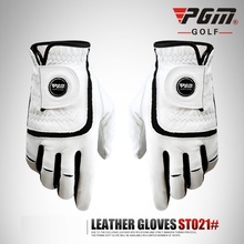 Men's Golf Gloves Left Hand Genuine Leather Sport Golf Gloves Comfortable Breathable Outdoor Training Mittens D0516 2024 - buy cheap