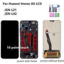 Tela de reposição 6.5 "para huawei honor 8x, display lcd, touch screen, digitalizador, montagem, display lcd, touchscreen para honor 8x, peças de reparo 2024 - compre barato