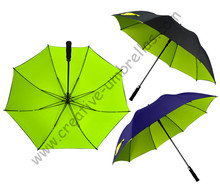 Free shipping diameter 130cm 5pcs/lot 3-4 persons Real two layers fabric golf umbrellas fiberglass,auto open,mix order allowed 2024 - buy cheap