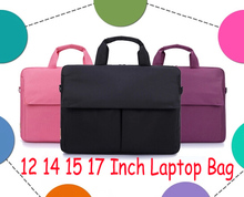 Solid 12 14 15 17 Inch Nylon Computer Laptop Notebook Tablet Bag Bags Case Messenger Shoulder unisex men women Durable 2024 - buy cheap