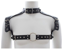 Male BD/SM PU Leather  Bondage Neck Collars Chest Harness Strap Fetish Restraint Belt Sex Toys,Cosplay Clubwear Underwear Costum 2024 - buy cheap