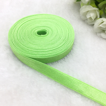 5 yds 3/8 "fita spandex verde multifunção dobrável elástico para costura laços acessórios do cabelo cintura vestuário acessório 2024 - compre barato
