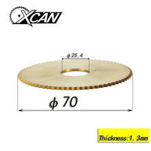 XCAN 70*1.3*25.4mm 72T key cutting machine blade for wenxing 100E 100E1 power tools circular saw blade Titanium lock pick tools 2024 - купить недорого