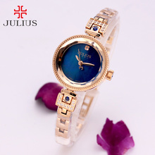 Julius-reloj pequeño con ajuste de garra para mujer, pulsera con cadena de reloj de cuarzo japonés, caja de regalo para chica 2023 - compra barato