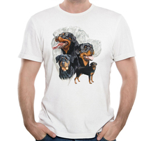 Meu amigo rottweiler camiseta dos homens da forma amantes do cão camiseta engraçado homem casual topos moda masculina t menino manga curta 2024 - compre barato