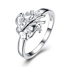 Романтическое Новое поступление, посеребренное кольцо для женщин, низкая цена, Damen-Ring Hyperbole Design 2024 - купить недорого