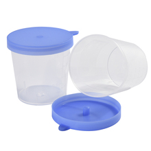 10 Pieces Urine Container Specimen Cup Sample Bottle 40ML Vol Molded Graduation ML And Oz PP EO Sterile Blue Cap Plastic Cup 2024 - buy cheap
