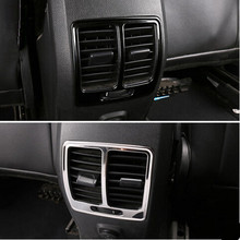 Car-Styling Stainless steel rear air Vent condition outlet decoration cover trim sticker for ford Kuga Escape 2013 2014 2015 2024 - buy cheap