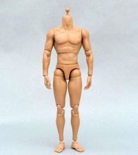 1/6 boneco masculino estreito com corpo nude, figura de ação sem cabeça, modelo de boneca colecionável presente 2024 - compre barato