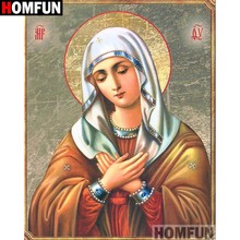 HOMFUN Full Square/Round Drill 5D DIY Diamond Painting "Religious figure" Embroidery Cross Stitch 5D Home Decor Gift A18056 2024 - buy cheap