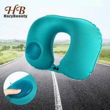 Automatic Self Inflatable Airplane Neck Pillow U Shape Travel Pillow Neck Support Portable Nap Pillows Air Cushion Naturehike 2024 - buy cheap