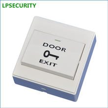 Нажимная кнопка для поверхностного монтажа LPSECURITY, кнопка для выхода двери, кнопка для вывода двери, система контроля доступа двери NO NC COM 2024 - купить недорого