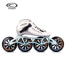 CITYRUN Racing Vulcan Professional Inline Speed Skates Shoes Carbon Fiber Black Skating Patines for Korea Japan Asia EUR 30-45 2024 - buy cheap
