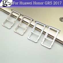 Original for for Huawei gr5 2017 SIM Card Tray + Micro SD Card Tray Holder Slot Adapter Socket Replacement Repair Parts Silver 2024 - buy cheap