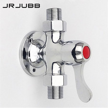 Wall Mounted Mixing Valve Single Cold Water Shower Faucet Single handle Shower Tap All Copper 1/2 Straight Way Valve 2024 - buy cheap