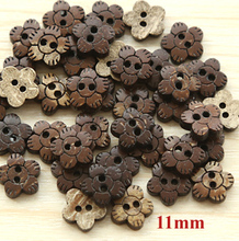 50pcs/lot Size:11mm New Natural Coconut Buttons Accssories Sewing (ss-k1200) 2024 - buy cheap