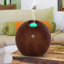 NEW LED Light mist maker Aromatherapy purifier Aroma Ultrasonic air Humidifier 130ml Essential Oil diffusers 2024 - buy cheap