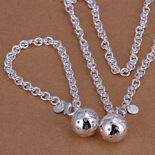 Define sterling - prata - conjuntos de jóias conjuntos de jóias de moda bolas jóia por atacado frete grátis jhgf LS057 2024 - compre barato