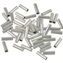 100 pcs Bicycle Bike Shifter Brake Cable Tips Caps End Crimp Silver bike accessories 2024 - buy cheap