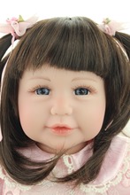 NPK 20 "мягкий силиконовый винил Reborn Baby Girl Реалистичная живая новорожденная Младенческая кукла Этническая bebe для детей рождественские подарки 2024 - купить недорого