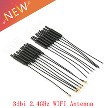 10Pcs/lot 2.4GHz WIFI Antenna 3dbi Ufl IPX Connector Brass Inner Aerial 15cm Length 1.13 Cable HLK-RM04 ESP-07 2024 - buy cheap