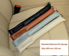Всесезонная универсальная подушка для сиденья автомобиля с зазором из искусственной кожи, герметичная защитная накладка для сиденья автомобиля 2024 - купить недорого