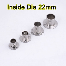 4 PCS Stainless Steel Flange Closet Rod Flange Socket Inside Dia 22mm Pole Fixed Base Accessories KF798 2024 - buy cheap