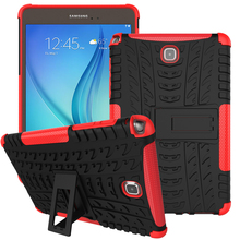 Funda para tableta Samsung Galaxy Tab A 8,0 SM T350 T355 P350 P355 8 ", carcasa trasera de silicona TPU + PC Kickstand Dual Armor 2024 - compra barato