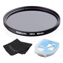 RISE(UK) 62mm Neutral Density ND4 Filter FOR ALL Camera lens+case +gift 2024 - buy cheap