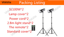 Godox SL100w Solar lamp Double lamp set LED continuous light soft lamp children's lighting photography video Lights CD50 T03 2024 - buy cheap
