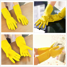 Guantes de goma para lavar platos 1 Uds., guantes para el hogar impermeables para lavandería, venta directa de fábrica 5ZCF172 2024 - compra barato