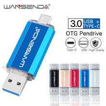 New Usb 3.0 WANSENDA USB Flash Drive OTG Pen Drive 32GB Type C Flash Drive 64GB 128GB 256GB Pendrive High Speed USB Memory Stick 2024 - buy cheap