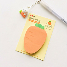 24 pcs/lot Carrot Vegetables Style Memo Pad N Times Sticky Notes Escolar Papelaria School Supply Bookmark Label 2024 - buy cheap