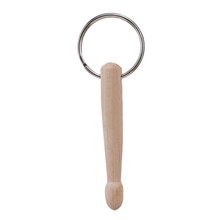 Pure Wood Drumsticks Percussion Key Ring Chain Keyrings Mini Drum Sticks Keychain for Drum Parts 2024 - buy cheap