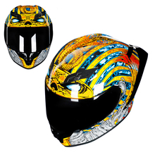 Casco de Moto de carreras estilo Faraón, Capacete de cara completa, para Motocross, aprobado por el DOT 2024 - compra barato
