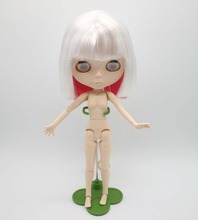 Without eyes chips, without make up ,joint body Nude blyth doll, Mixed  hair  723 2024 - buy cheap