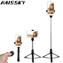 3 in 1 Selfie Stick Phone Tripod Extendable Monopod Bluetooth-compatible Remote Shutter for iPhone 12 11 Pro Max Samsung S21 S20 2024 - buy cheap