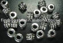 FREE SHIPPING 360Pcs Tibetan silver beaded barrel spacer beads A31 2024 - купить недорого