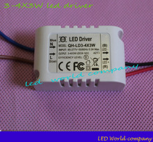 Conversor de driver led para luz de teto, transformador de luz led, 2 tamanhos 3-4x3w 85-265v,-600ma 2024 - compre barato