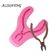 1Pcs 3D Pliers shape Silicone Fondant Molds Cake Decorating Tools Sugar Paste Candy Chocolate Molds D1276 2024 - buy cheap