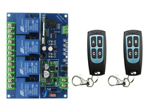 Controle de rádio sem fio interruptor de controle remoto, 12v 24v 36v 48v 30a 4ch + 1 receptor