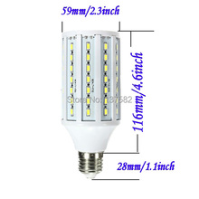 25w LED corn light E27 AC85-265v 86pcs high brightness SMD5730 86pcs led 2150lm 10pcs/lot DHL free 2024 - buy cheap
