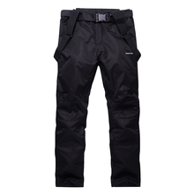 Unsex женские или мужские зимние штаны для спорта на открытом воздухе сноубордские брюки водонепроницаемые ветрозащитные зимние теплые уличные нагрудники лыжный пояс брюки 2024 - купить недорого