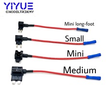 1PCS 12V MINI/SMALL/MEDIUM Auto Blade Fuse Holder Add-a-circuit Electric Appliance Piggy Back Fuses Tap 2024 - buy cheap