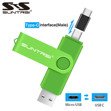 Suntrsi USB Flash Drive 128gb 64gb TYPE C Multifunction USB stick 2.0 32gb OTG Metal 16gb pen drive for Smart Phone/Tablet/PC 2024 - buy cheap