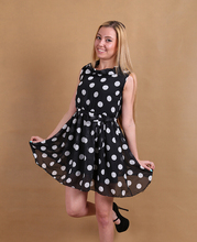 Polka Dot Slim lace sleeveless dress irregular big swing 2024 - buy cheap