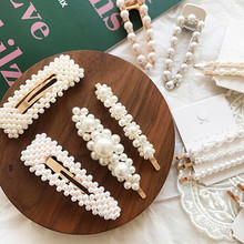 Timlee H011 Free Shipping New Cute Temperamental  Elegant Imitation Pearl  Alloy Hairpin Clip Hair Accessories Wholesale 2024 - buy cheap