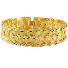 Pulseira com preenchimento de ouro de 17mm, bracelete de resistência com preenchimento de ouro e amarelo 2024 - compre barato