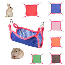 Mesh Hamster Hanging Bed Pet House Cage Hamster Squirrel Hammock Rat Parrot Ferret Cushion Breathable Blanket Cat Hanging Swing 2024 - buy cheap