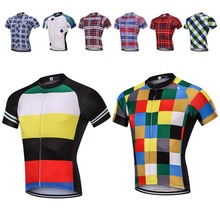 Sedrick 2019 New Grid Stripe Camouflage Cycling Jersey Bicycle Road Bike Cycle MTB Shirts Sports Clothing Maillot Ropa Ciclismo 2024 - buy cheap